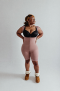 High Compression Bodysuit Powernet with Butt Lifter