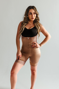 Invisible Butt High Compression Shaper Shorts - Powernet Faja with Front Zipper