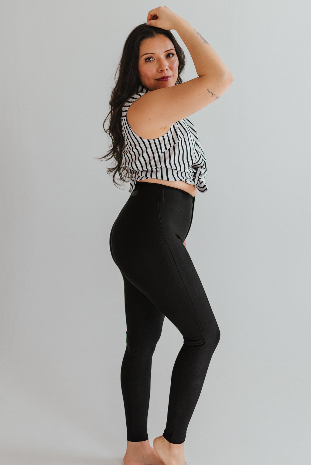 Leggings colombianos de tiro alto levanta glúteos
